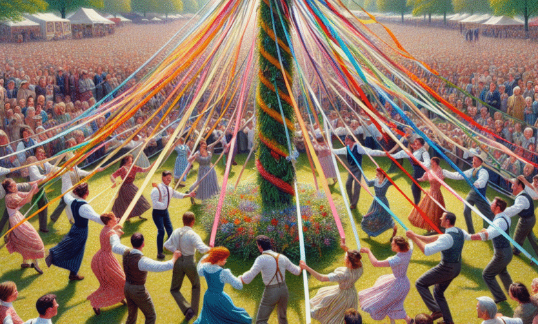 Maypole Dancing
